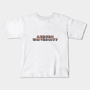 aub glitter lettering Kids T-Shirt